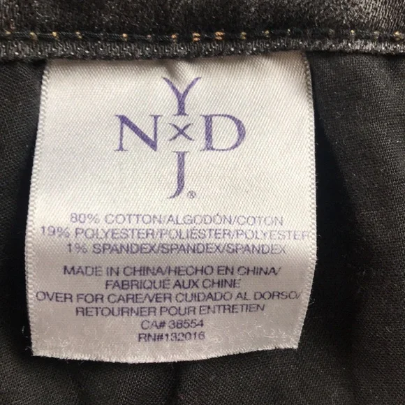NYDJ Charcoal grey super skinny jeans 12 - Picture 13 of 15